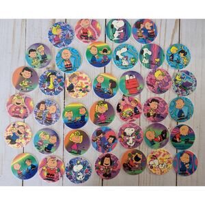 Peanuts/Charlie Brown Pogs-Milk Caps 1-38